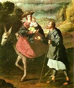 the flight from egypt Francisco de Zurbaran